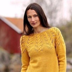 Кокетка спицами