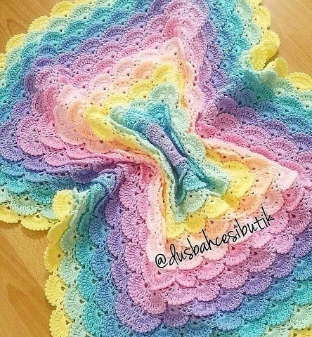 Красивый плед крючком Красивый плед крючком