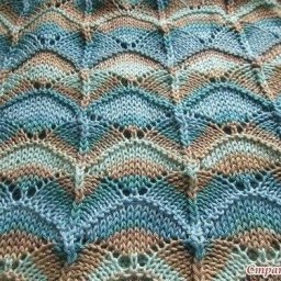 Плотный узор для любителей вязать спицами