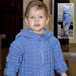 Теплый жакет для мальчика