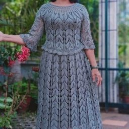 Ажурный комплект крючком