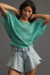 Джемпер с короткими рукавами от Pilcro из магазина Аnthropologie