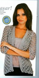 Симпатичный жакет крючком