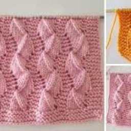Эффектный узор спицами
