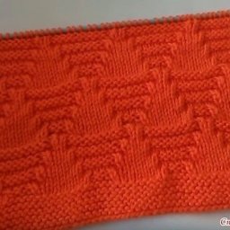 Красивый плотный узор для вязания