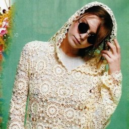 Милая кофточка крючком