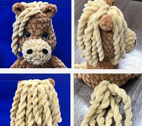 Лoшaдκa, вяжем символ года