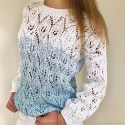 Узор для джемпера спицами