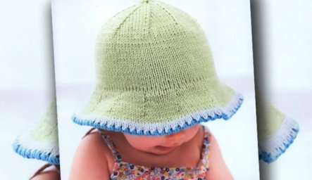 Великолепная панама спицами