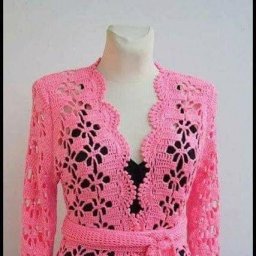 Жакет крючком
