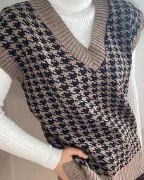 Жаккардовый узор для жилета