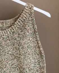 Лакончиный женский топ спицами