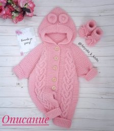 Детский комбинезон с капюшоном