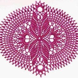 Необычная салфетка крючком