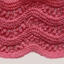 Волнистая кайма для отделки низа изделия