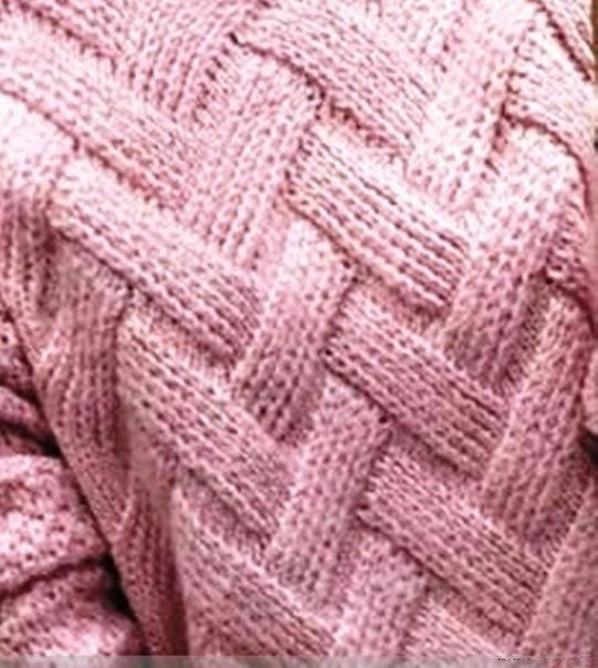 Интересный узор для пуловера