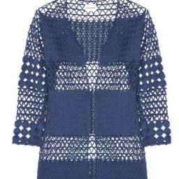 Красивый ажурный кардиган