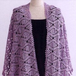 Палантин лавандового цвета - изысканный предмет гардероба