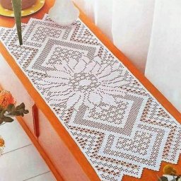 Салфетка-дорожка, вяжем крючком