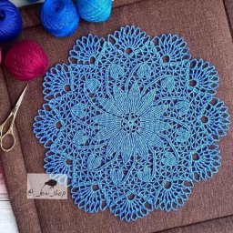 Ажурная салфетка крючком