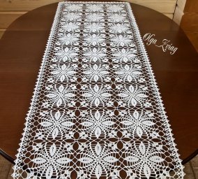 Шикарная дорожка крючком