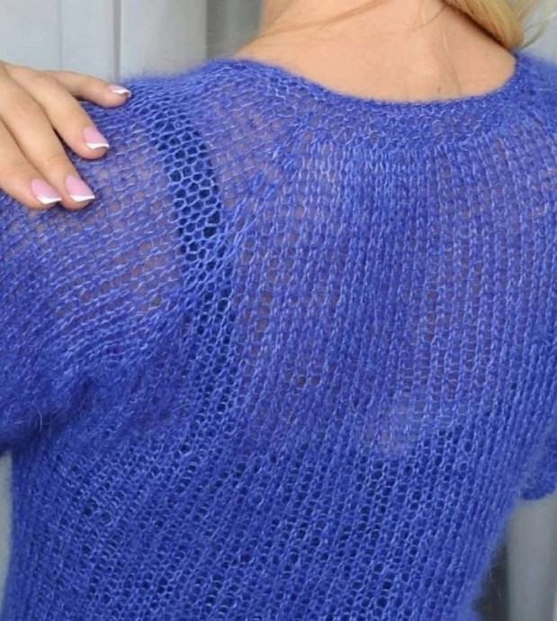 Жакет из кид мохера