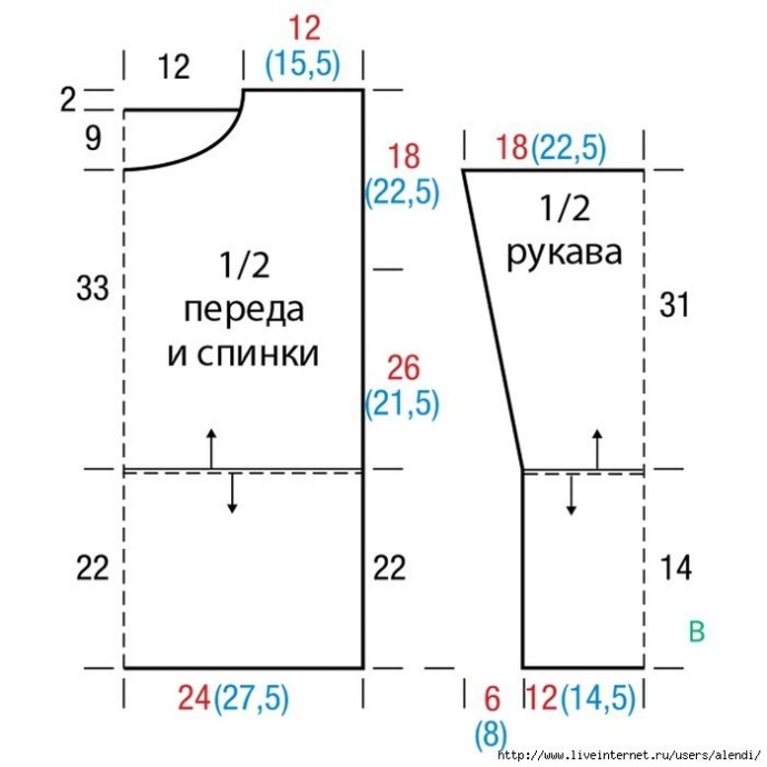 Милый джемпер с кружевными элементами