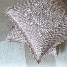 Схема вязания шикарной наволочки крючком