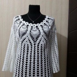 Вяжем тунику. Схема для вязания крючком