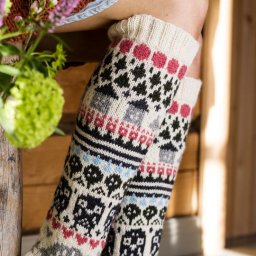 Жаккардовые высокие носки от от Minttu Wikbergin