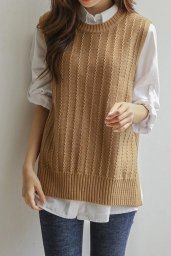 Безрукавка спицами