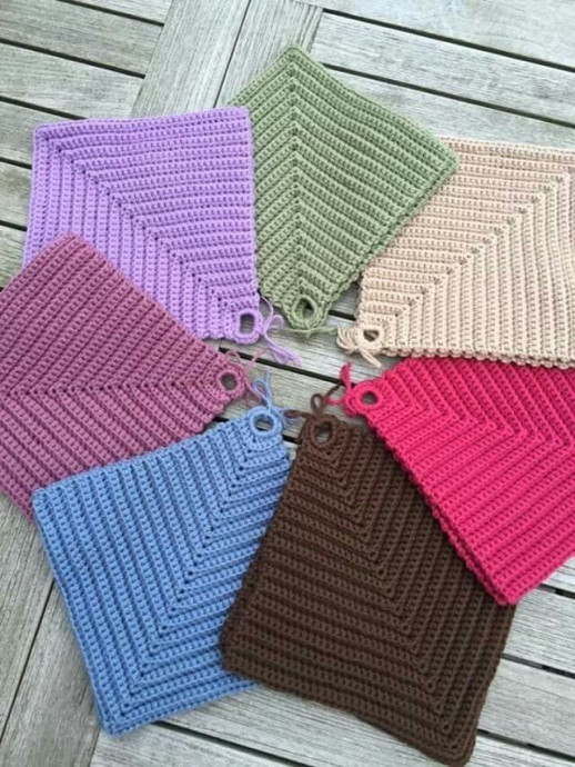 Прихватки крючком