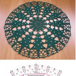 Новогодние салфетки крючком!