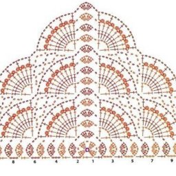 Подборка схем для вязания шалей