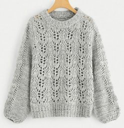 Узор для джемпера спицами