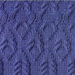 Узор спицами