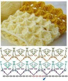 Подборка узоров для вязаного пледа