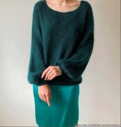 Пуловер "Изумруд"