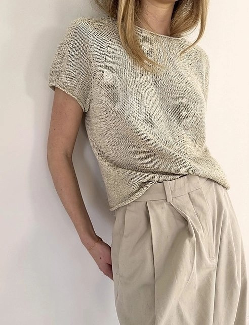 Plain Yoke Tee 22 Solo от LeKnit