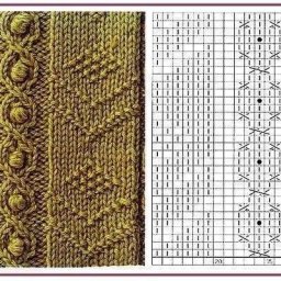 Подборка красивых узоров спицами