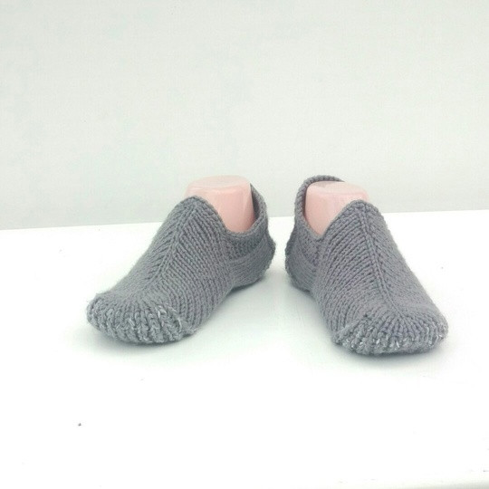 Тапочки спицами