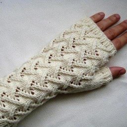 Ажурные митенки - зима может быть стильной!