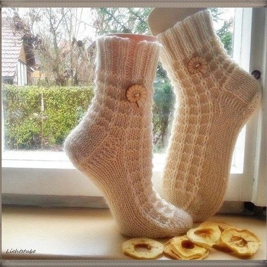 Узор для носков спицами Узор для носков спицами