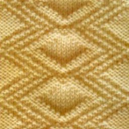 Красивый узор спицами