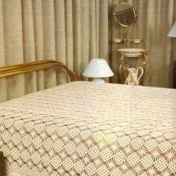 Нежное ажурное покрывало