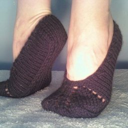 Простые следки на 2-х спицах