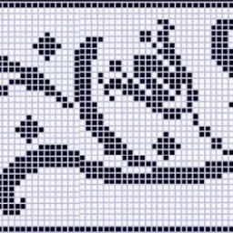 Схемы для ценителей филейного вязания