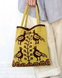 Сумка спицами