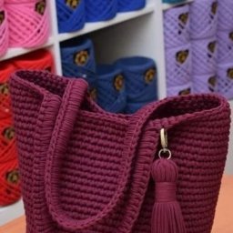 Идея для вязания симпатичной летней сумочки