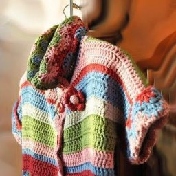 Пальто "Бабушкин коврик",авторская работа